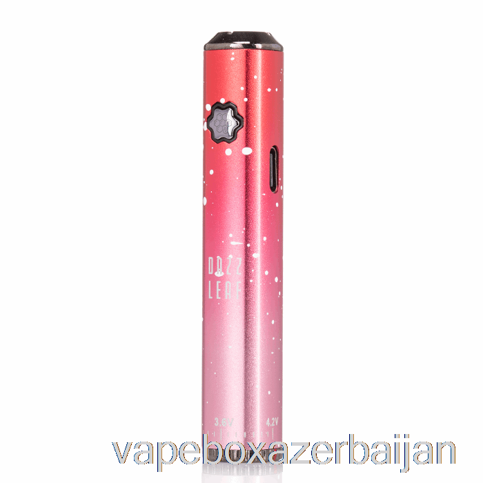 Vape Smoke DAZZLEAF SQUARii Bottom Twist 510 Battery Red Splatter